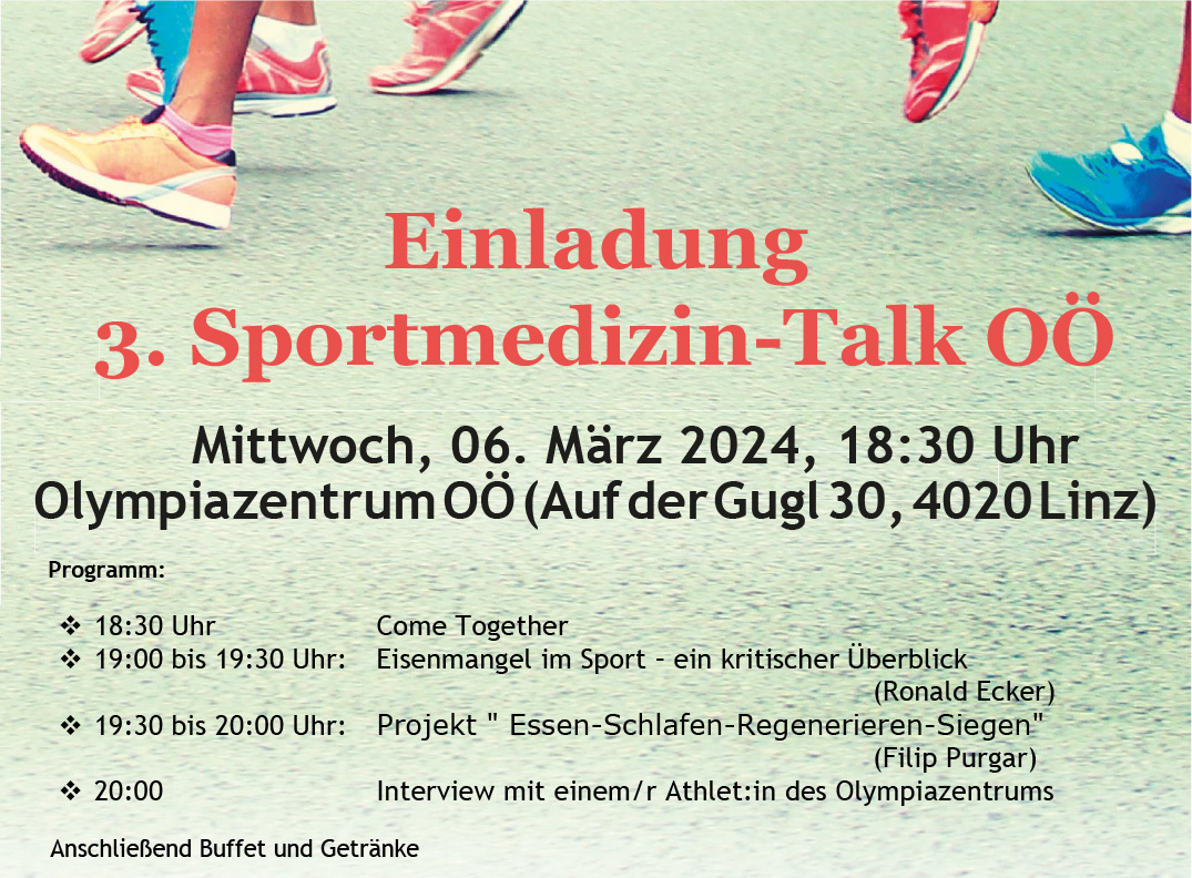 Vortrag 3. Sportmedizin Talk